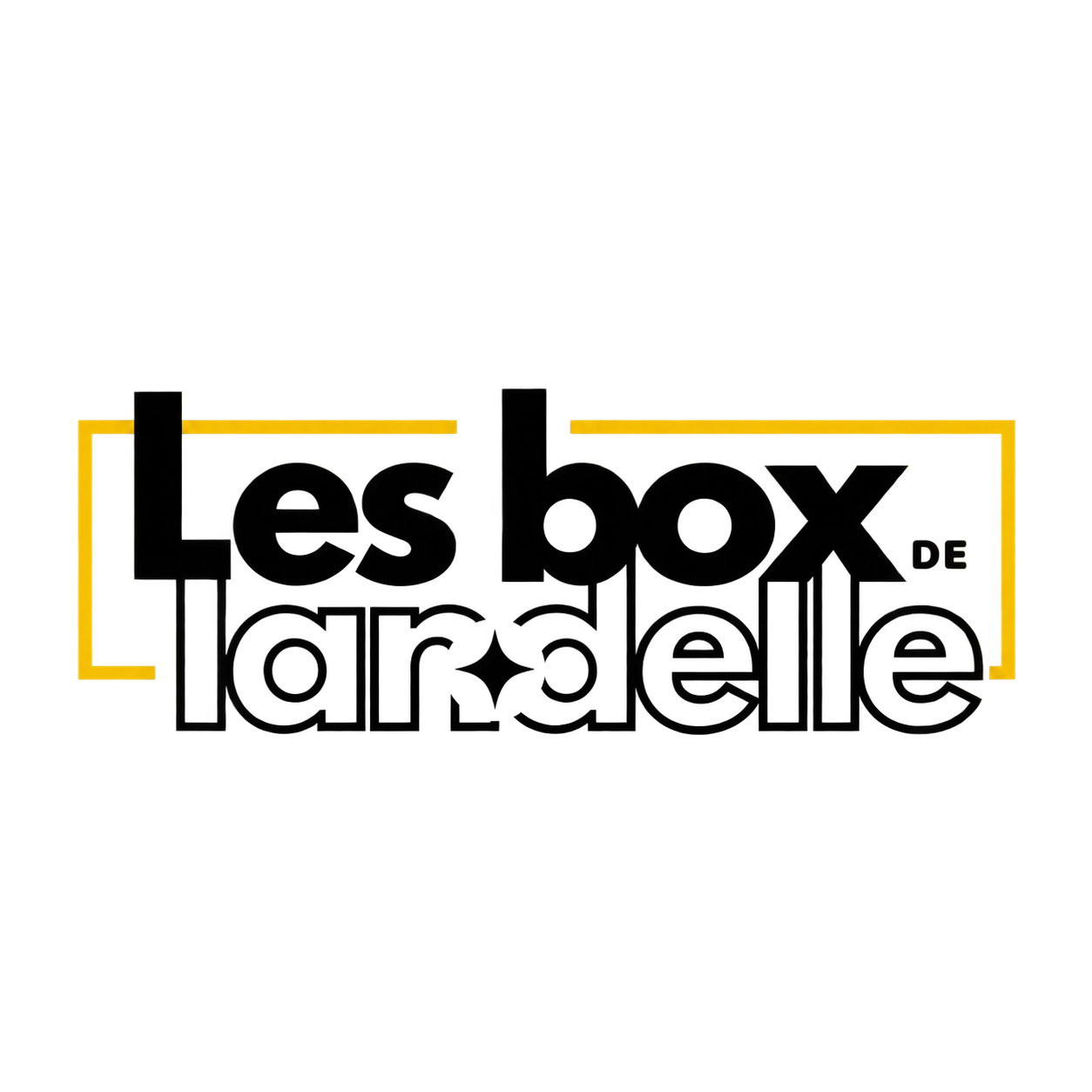 logo les box tardelle sur fond transparent