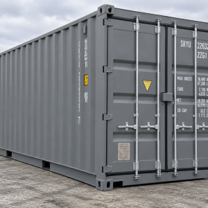 conteneur de stockage 20 pieds dry gris 05 trois quarts